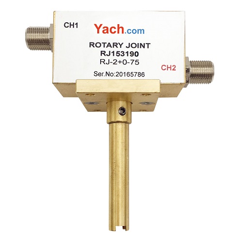 DC to 2.2 GHz Dual Channels Rotary Joints Style L, Average Power 5 Watts max, F 75 Ohm, PN: RJ153190, $2999